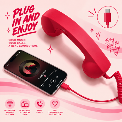 Retro Phone Handset