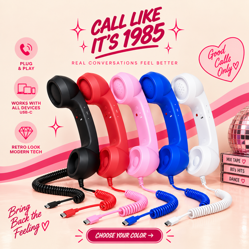 Retro Phone Handset