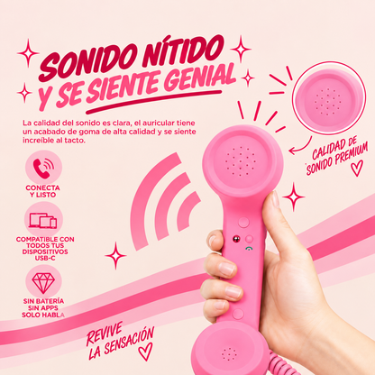Teléfono Retro de los 80s